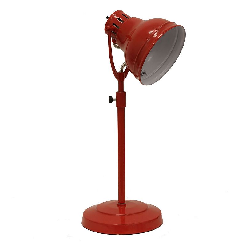 Decor Therapy Metal Desk Lamp, Red
