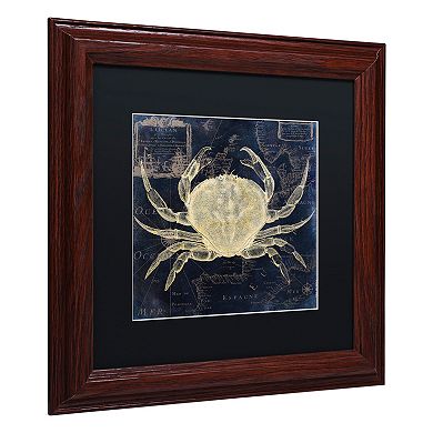 Trademark Fine Art Maritime Blues III Framed Wall Art