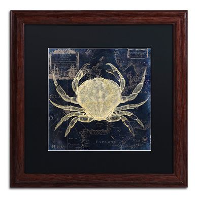 Trademark Fine Art Maritime Blues III Framed Wall Art