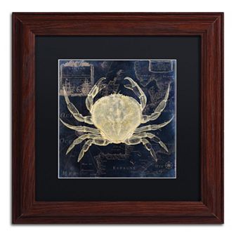 Trademark Fine Art Maritime Blues III Framed Wall Art