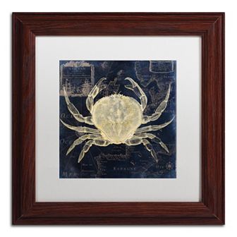 Trademark Fine Art Maritime Blues III Framed Wall Art
