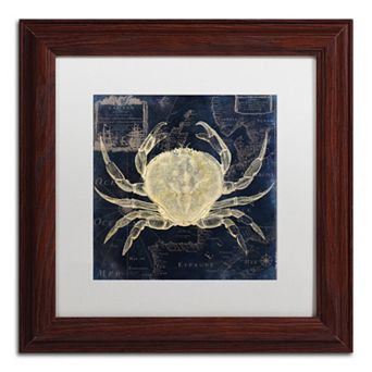 Trademark Fine Art Maritime Blues III Framed Wall Art