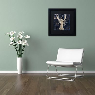 Trademark Fine Art Maritime Blues II Black Framed Wall Art