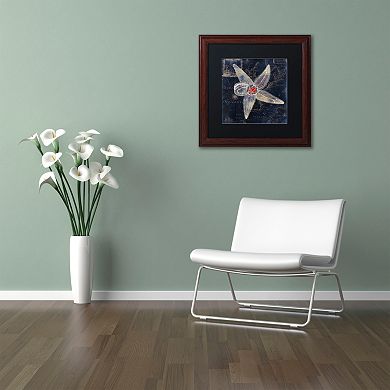 Trademark Fine Art Maritime Blues IV Framed Wall Art