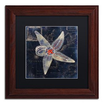 Trademark Fine Art Maritime Blues IV Framed Wall Art