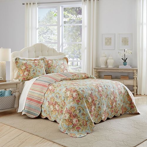 Waverly 3 Piece Spring Bling Bedspread Set