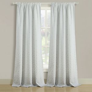 Beatrice Home Fashions 2-pack Dotty Curtain