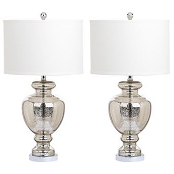 Safavieh Morocco Mercury Glass Table Lamp 2 pc Set