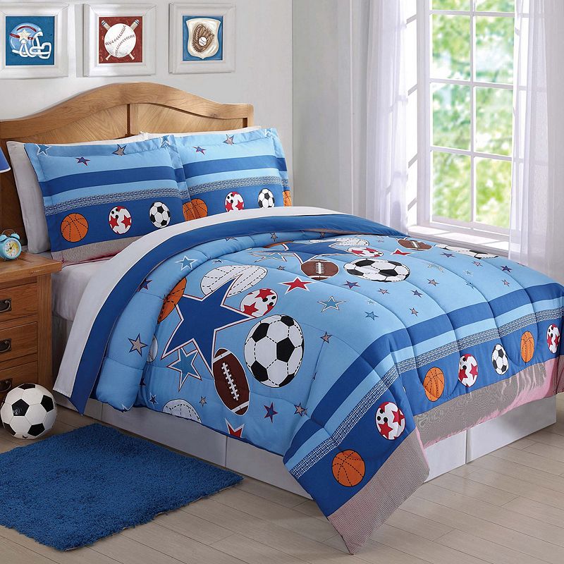 Sports And Stars Comforter Set