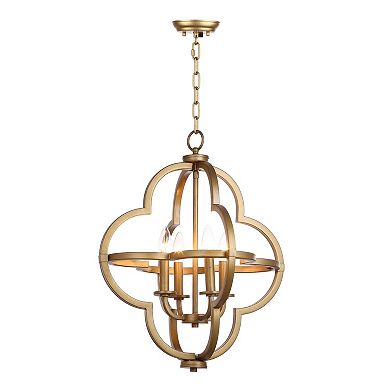 Safavieh Millard Quatrefoil Orb Pendant Lamp