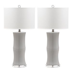 Safavieh Faux Bamboo Table Lamp 2-piece Set