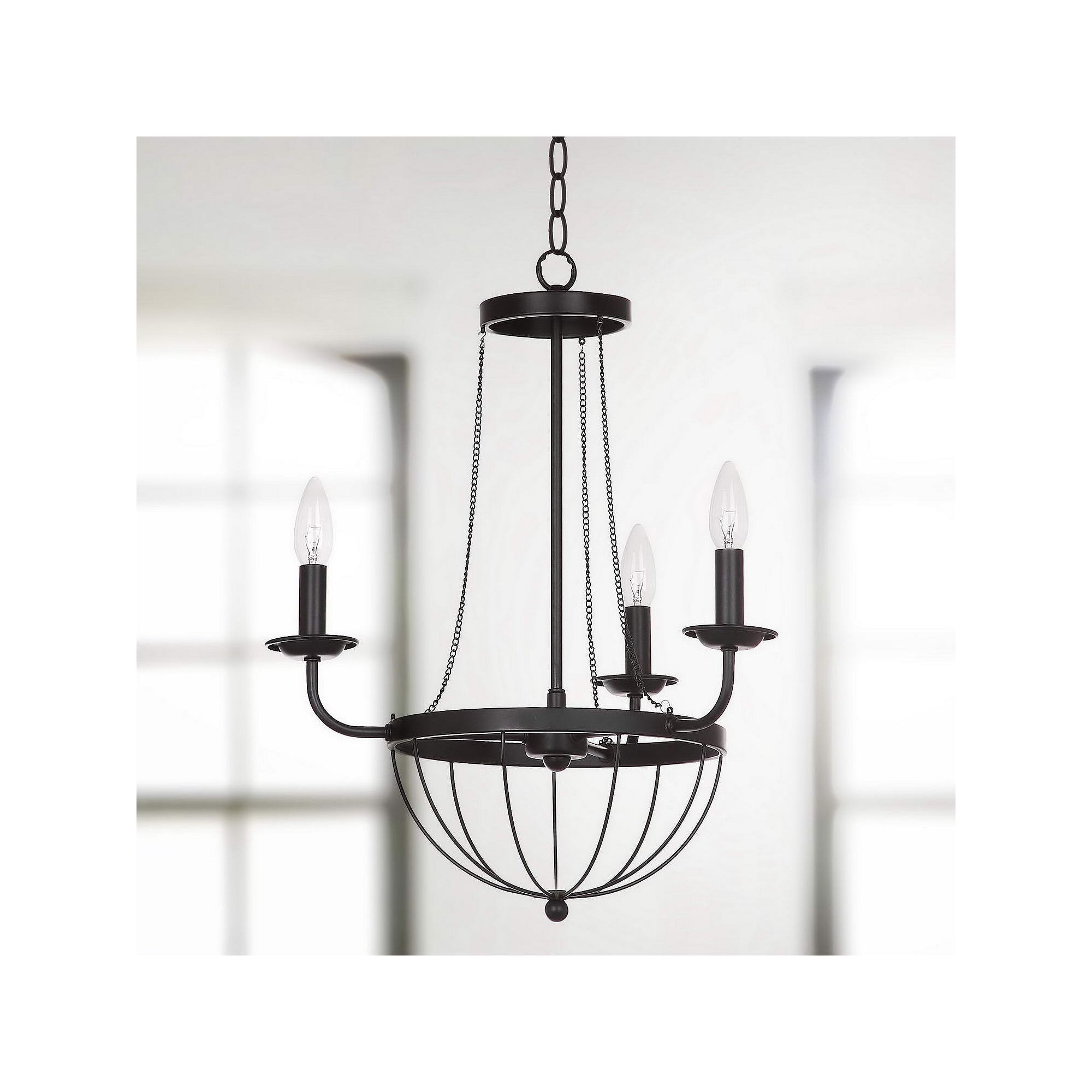 Safavieh Jacques Chandelier, Black