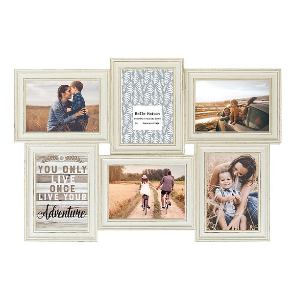 Picture frame collage, 7 opening 4x6, multi photo frame, shabby chic f –  the photo frame store