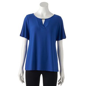 Women's Dana Buchman Keyhole Top