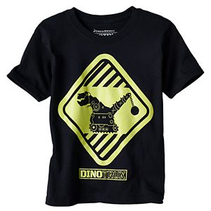 Boys 4-7 DreamWorks Dino Trux Glow-In-The-Dark Graphic Tee