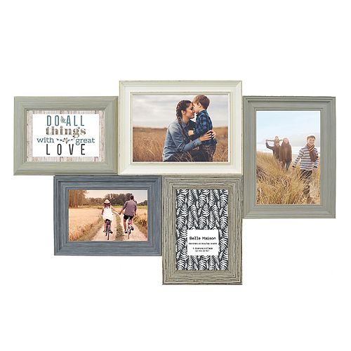 Belle Maison Rustic 5Opening Fashion Collage Frame