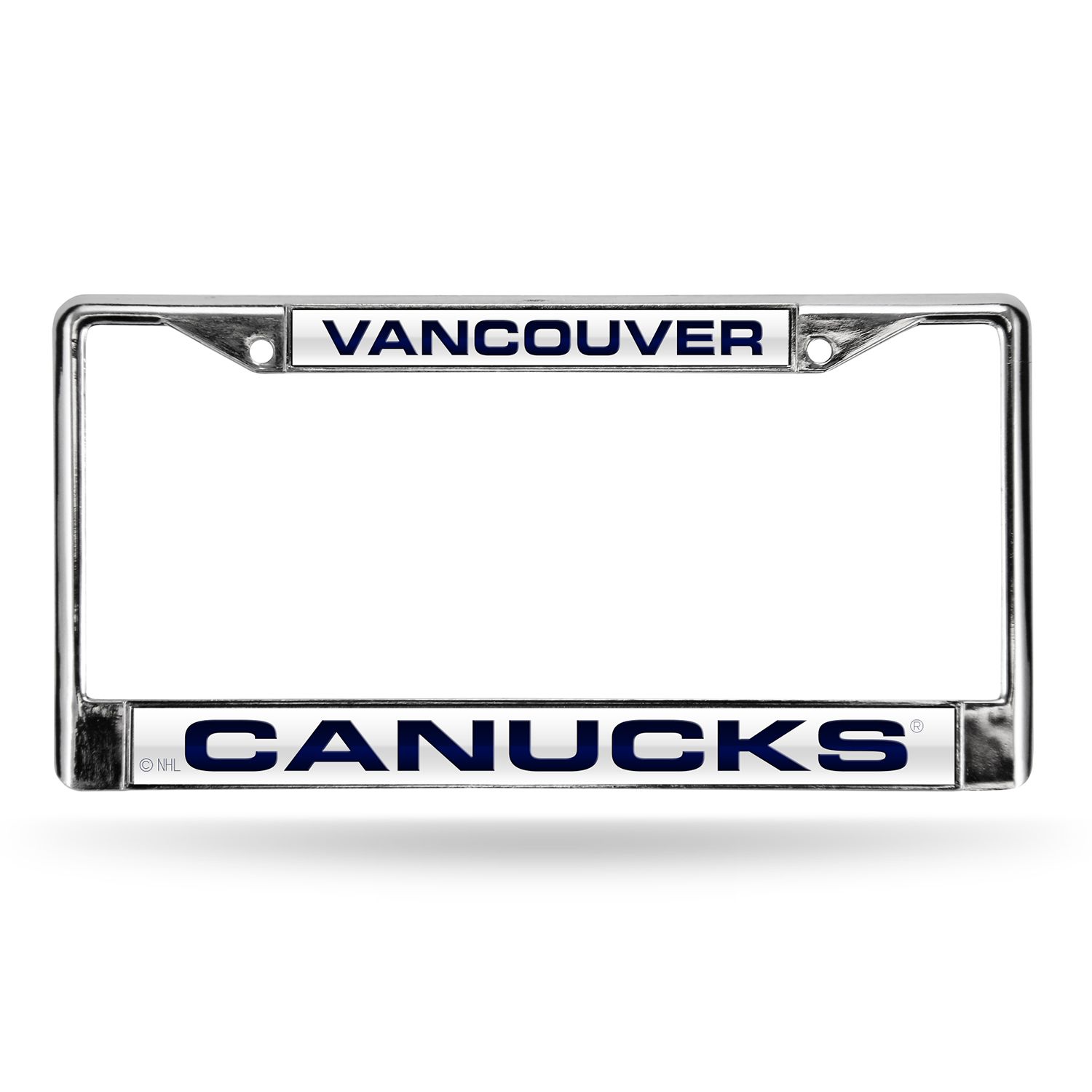 WinCraft Vancouver Canucks Reverse Retro Laser-Cut License Plate