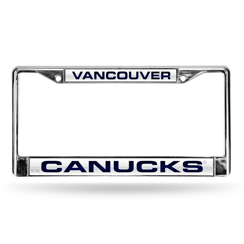 Vancouver Canucks License Plate Frame, Multicolor