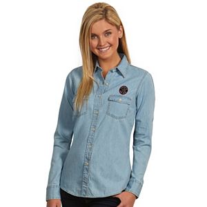 Women's Antigua Toronto Raptors Chambray Shirt