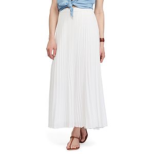 Petite Chaps Pleated Skirt