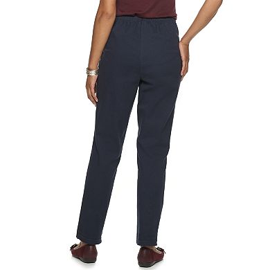 Women's Croft & Barrow® Classic Pull-On Straight Leg Pants