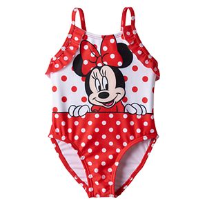 Disney's Minnie Mouse Baby Girl Polka-Dot One-Piece Swimsuit