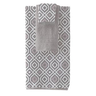 Pacific Coast Textiles Oxford 6 pc Yarn Dyed Bath Towel Set