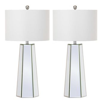 Safavieh Janice Mirrored Table Lamp 2 pc Set