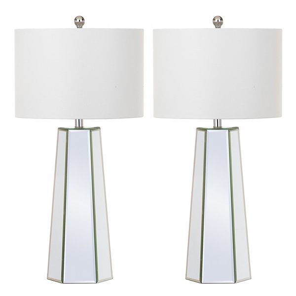 Mirrored best sale table lamps