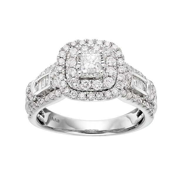 Simply Vera Vera Wang 14k White Gold 1 1/4 Carat T.W. Diamond