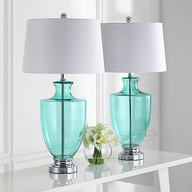 Safavieh Desiree Glass Table Lamp 2-piece Set
