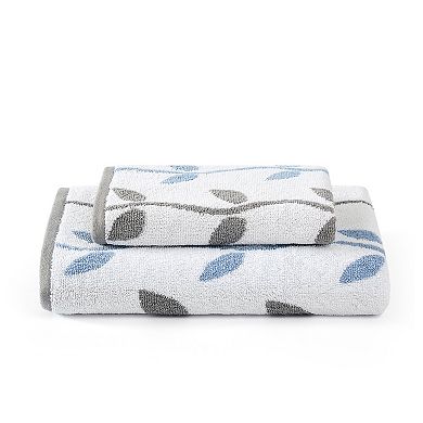 Pacific Coast Textiles Vines 6-piece Yarn Dyed Organic Bath Towel Set