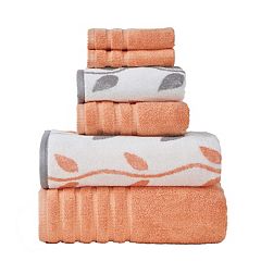 Orange bath towels online clearance