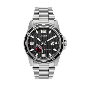 Citizen Eco-Drive Men's PRT Power Reserve Stainless Steel Watch - AW7030-57E
