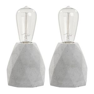 Safavieh Armley Concrete Table Lamp 2-piece Set