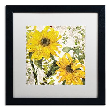 Trademark Fine Art Carina I Black Framed Wall Art