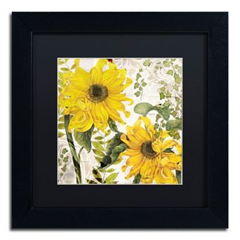 Trademark Fine Art Carina I Black Framed Wall Art