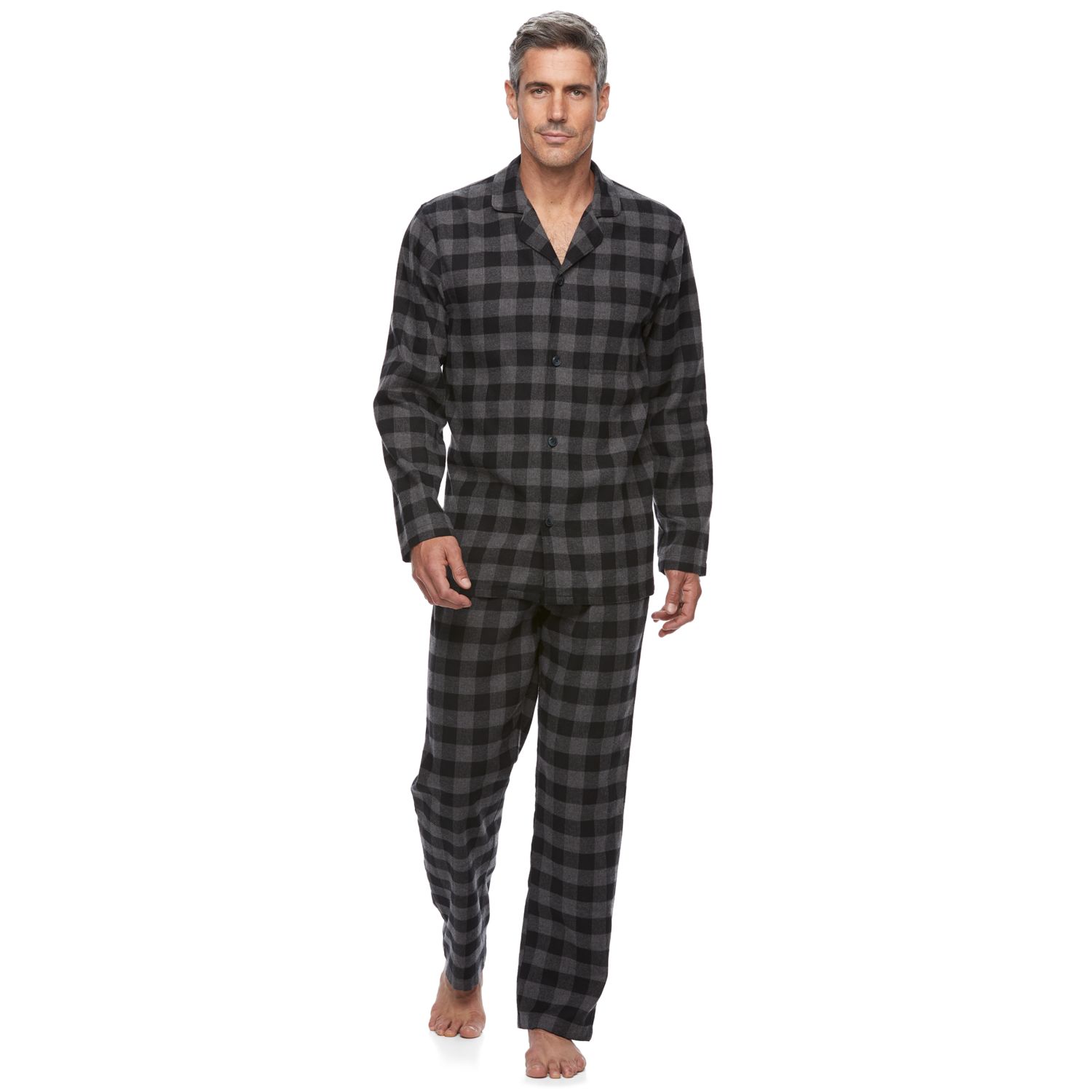 men's buffalo plaid flannel pants