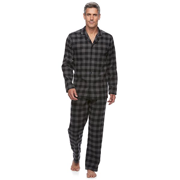 Men's Croft & Barrow® Buffalo Check Flannel Pajama Set
