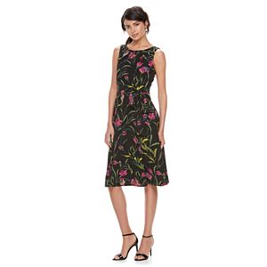 Women's ELLE™ Floral Pleated Midi Dress