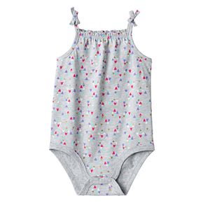 Baby Girl Jumping Beans® Glittery Heart Bodysuit!