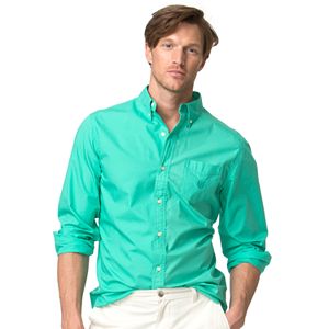 Men's Chaps Classic-Fit Poplin Button-Down Shirt