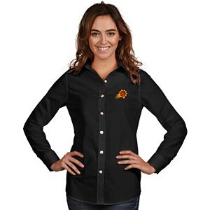 Women's Antigua Phoenix Suns Dynasty Button-Down Shirt