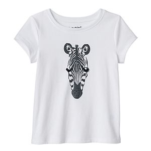 Toddler Girl Jumping Beans庐 Glitter Zebra Graphic Tee