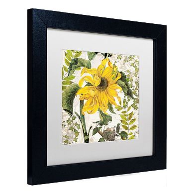 Trademark Fine Art Carina II Black Framed Wall Art