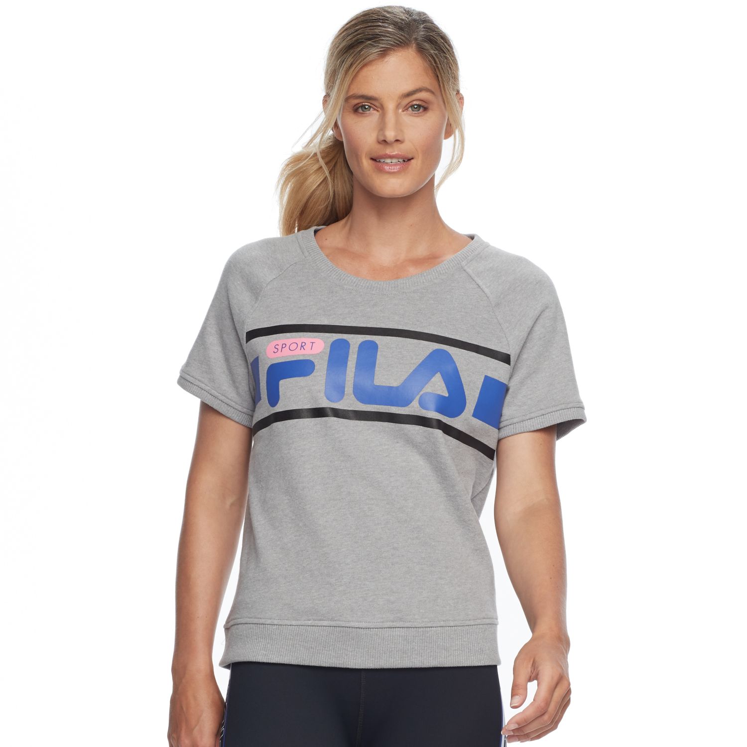 fila short sleeve hoodie