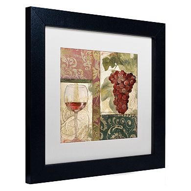 Trademark Fine Art Sofia I Black Framed Wall Art