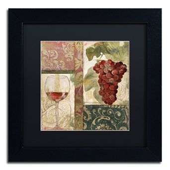 Trademark Fine Art Sofia I Black Framed Wall Art