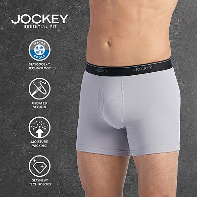 Men's Jockey 3-pack + 1 Bonus Essential Fit StayCool + Boxer Briefs