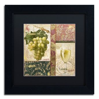 Trademark Fine Art Sofia II Black Framed Wall Art